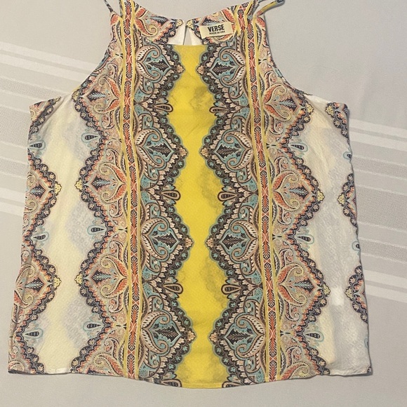 Verse Brand Women's Paisley Tank Top - Picture 1 of 7